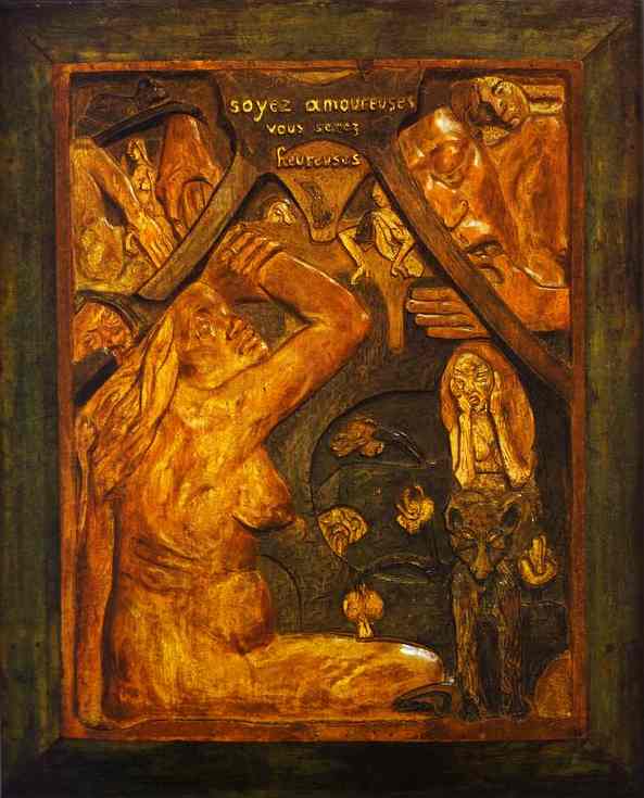 Be in Love and You Will Be Happy. <br>1889. Carved, polished and polychromed linden wood. <br>The Museum of Fine Arts, Boston, MA, USA