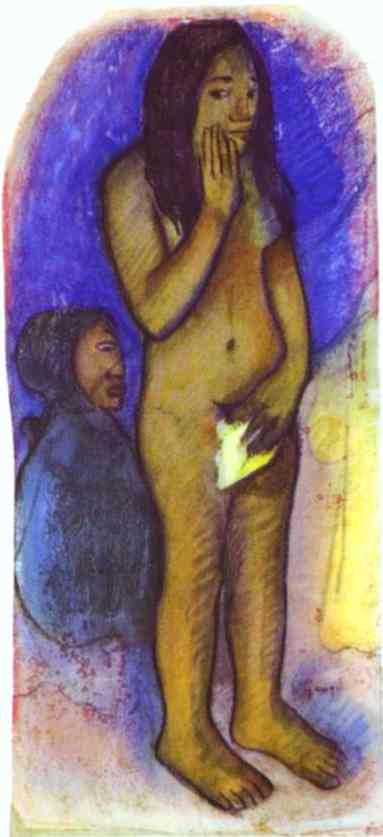 Words of the Devil. <br>c.1892. Pastel. <br>Kupferstichkabinett, Offentliche Kunstsammlung, Basle, Switzerland.