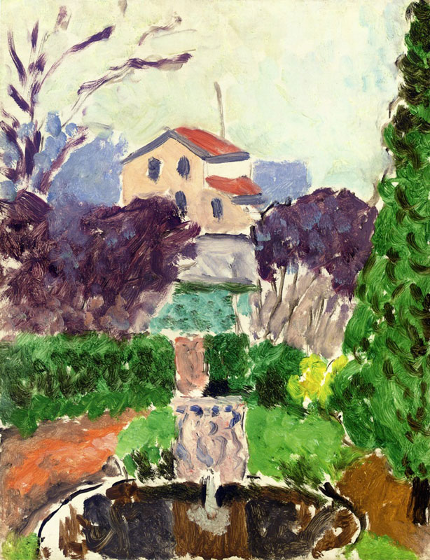 The Artist's Garden at Issy les Moulineaux<br>1918, ͻ, 35 x 26.7 cm<br>