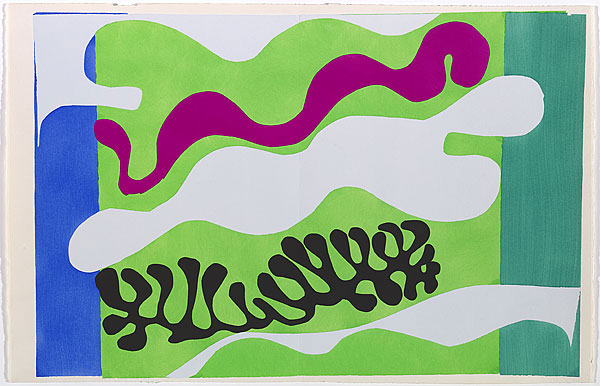 The Lagoon 2<br>1947, paper, 42.2 x 32.8 cm<br>ղڣ42.2 x 32.8 cm