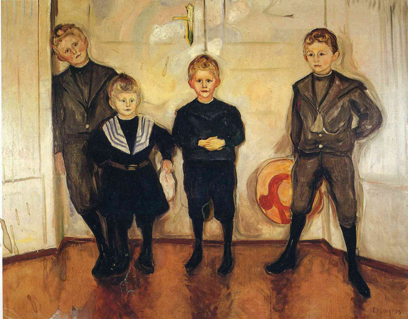 ֵĸ- The Four Sons of Dr. Linde, 1903<br>ղڣMuseum for History of Art and Culture, Lubeck, Germany