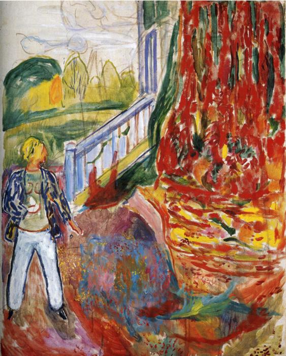 ǰģ- Model in Front of the Verandah,. 1942<br>ղڣThe Munch Museum