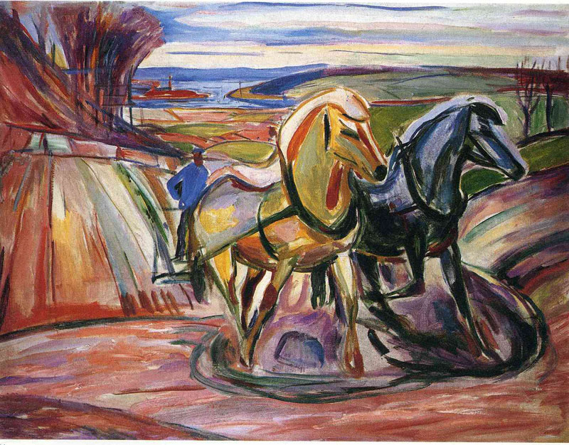 - Spring Plowing, 1916<br>ղڣThe Munch Museum