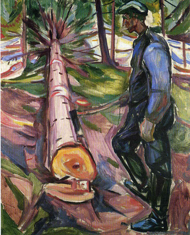 ľ- The Lumberjack, 1913<br>ղڣThe Munch Museum