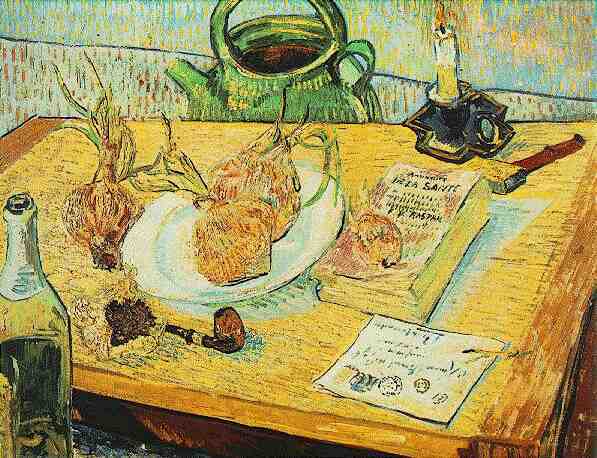 Still Life: Drawing Board, Pipe, Onions and Sealing-Wax