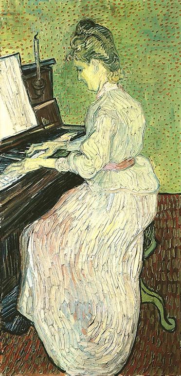 Marguerite Gachet at the Piano 