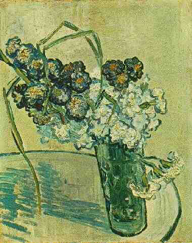 Still Life: Glass with Carnations 