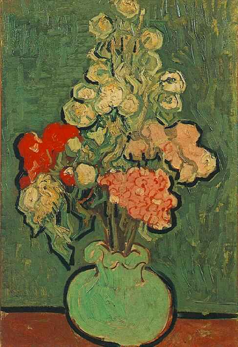 Still Life: Vase with Rose-Mallows 