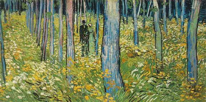 Undergrowth with Two Figures 
