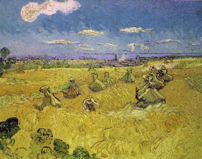 Wheat Stacks with Reaper 