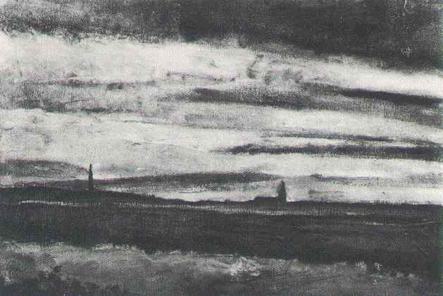 Landscape with a Church at Twilight 