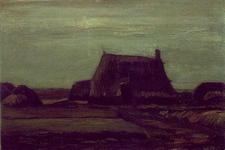 Farm with Stacks of Peat 