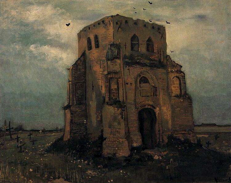 Old Church Tower at Nuenen ('The Peasants' Churchyard')