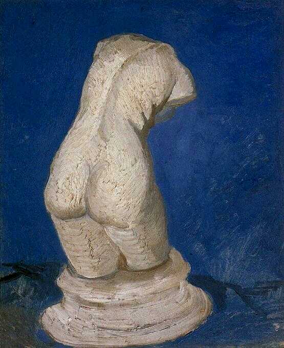 Plaster Statuette of a Female Torso 