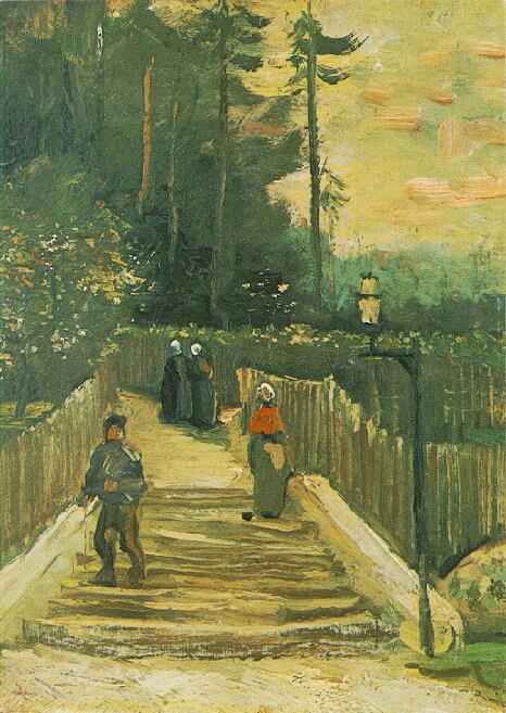 Sloping Path in Montmartre 
