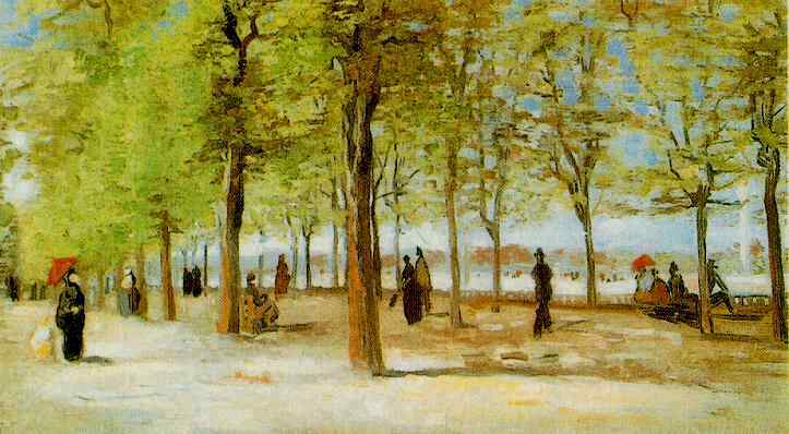 Lane at the Jardin du Luxembourg 