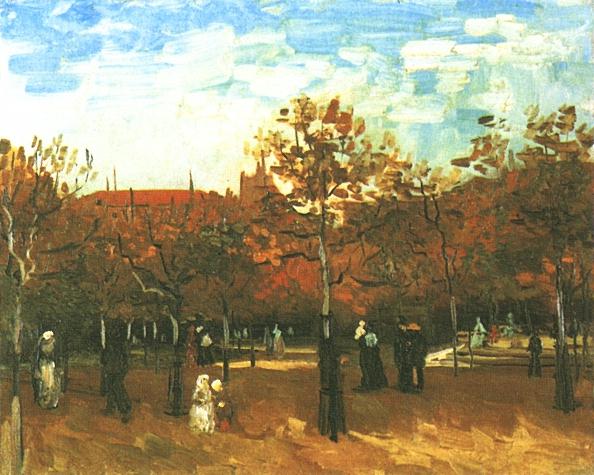 Bois de Boulogne with People Walking, The 