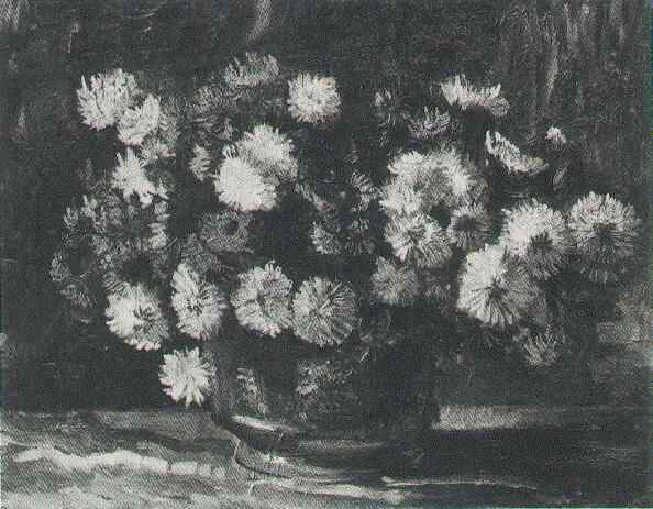 Bowl with Chrysanthemums 