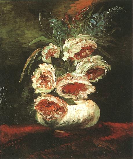 Vase with Peonies 