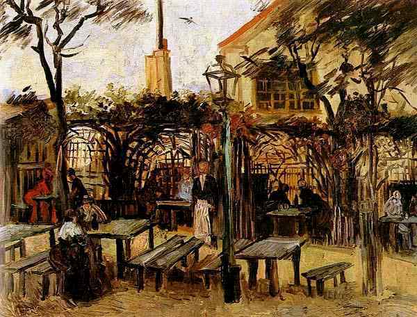 Terrace of a Cafe on Montmartre (La Guinguette) 