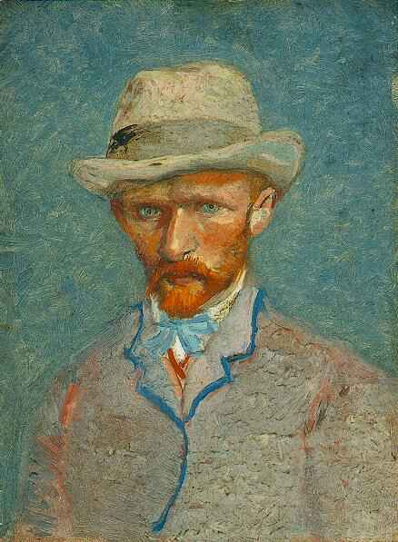 Self-Portrait with Grey Felt Hat 