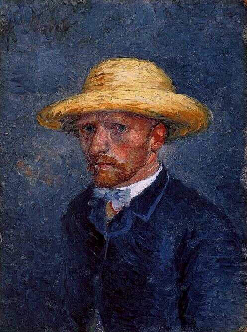 Self-Portrait with Straw Hat 