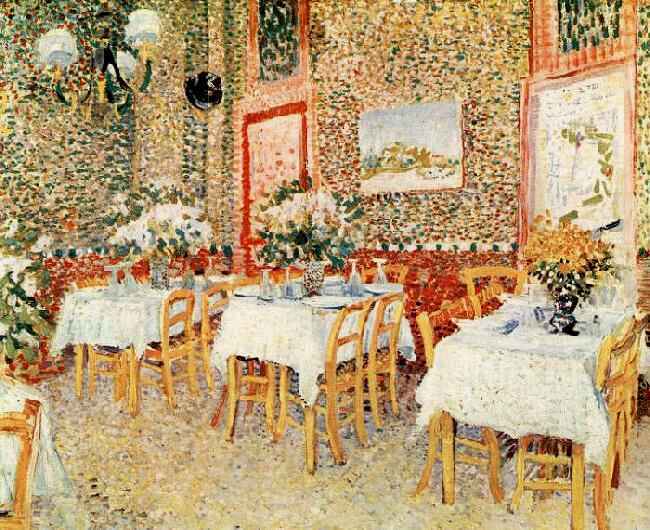 Interior of a Restaurant 