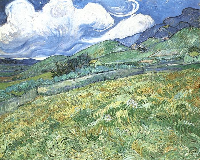 Mountainous Landscape Behind Saint-Paul Hospital 
