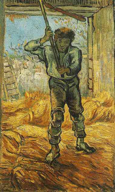 Thresher (after Millet), The 