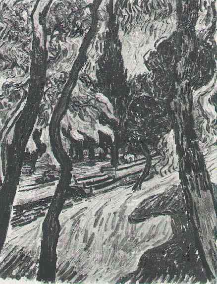 Trees in the Garden of Saint-Paul Hospital 