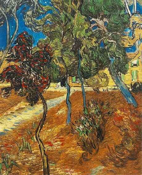 Trees in the Garden of Saint-Paul Hospital 
