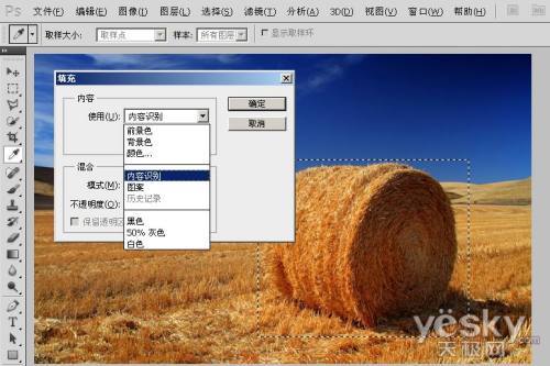 Photoshop CS5智能填充内容识别揭秘